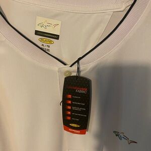 Greg Norman Collection White Polo Shirt